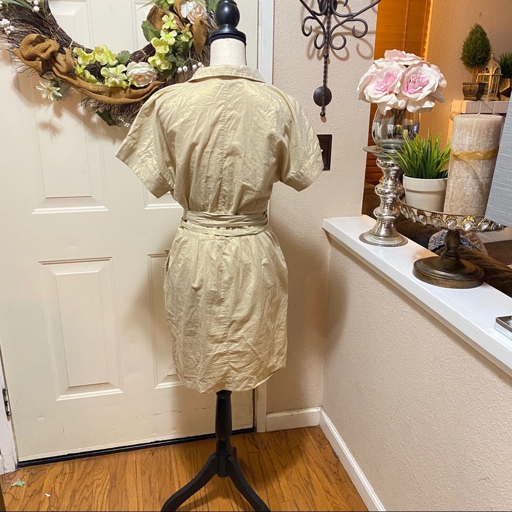 Walter Gold Thread Beautiful Light Midi Dress - Picture 8 of 14